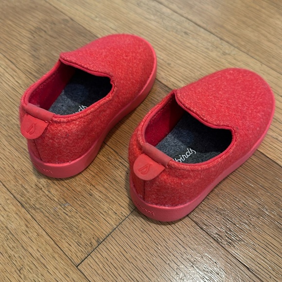 Red Wool Lounger Allbirds Toddler Shoes - size T5 - Picture 2 of 7